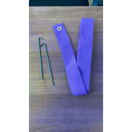 Разметка площадки для бадминтона 13.4х6.1м - синий (ленты)