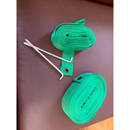 Разметка площадки для бадминтона 13.4х6.1м - зеленый (ленты)