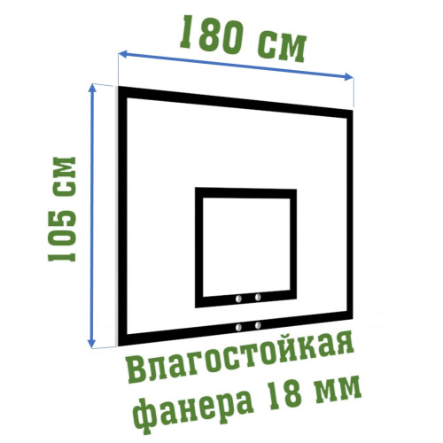 Щит для баскетбола из фанеры