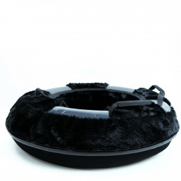 Сноутьюб V76 МЕХОВОЙ НОРКА с сиденьем, d=97 см