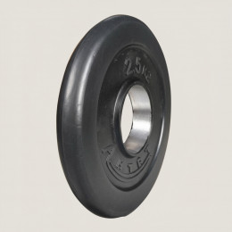 Обрезиненный диск черный Антат 20 кг, 26 мм